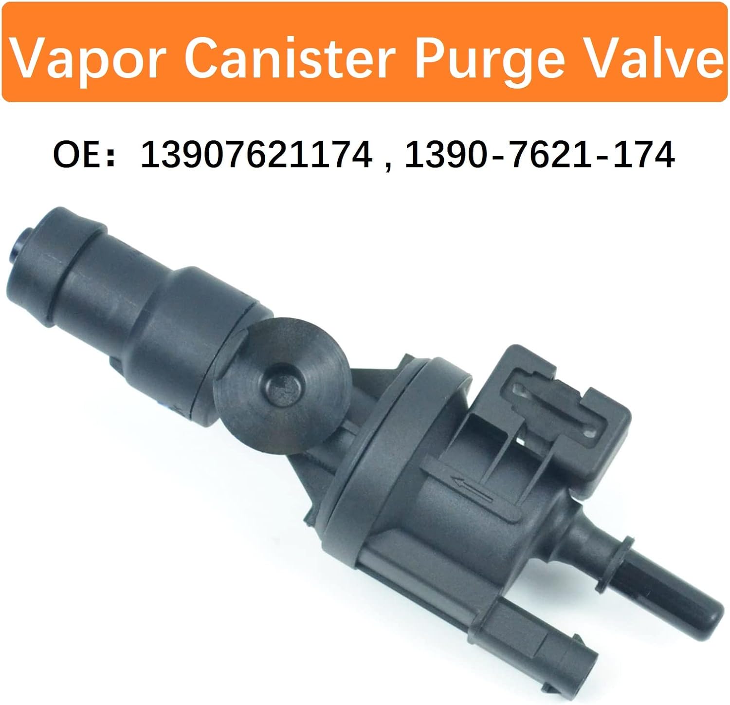 13907621174 Vapor Canister Purge Valve Assembly for Mini Cooper S Clubman Four Door Countryman Convertible Hatchback F54 F55 F56 F57 F60