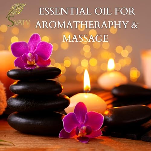 Miniatura 4 de SVATV Aceite esencial de citronela de grado terapéutico, aceites de aromaterapia para difusor, yoga, masaje y cuidado personal de bricolaje, 0.3 fl