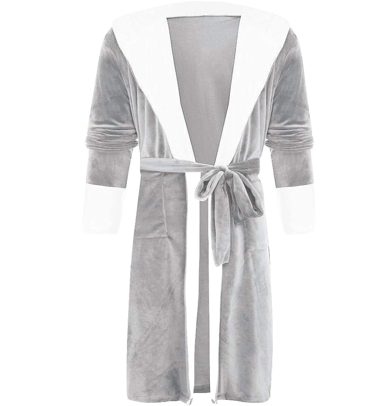 Accappatoio Accappatoi Lunghi da Donna in Pile di Peluche, Morbidi E Caldi, Pigiami Notte in Spugna Sherpa con Cappuccio Abbigliamento(D,S)