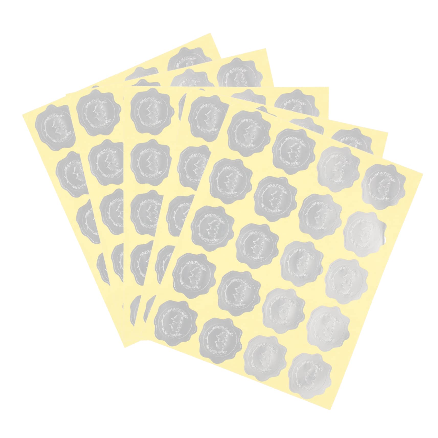 Lurrose 25fogli Adesivi Per Buste Stickers Per Chiusura Decorazioni Per e Adesivi Multi-funzionper Etichette e