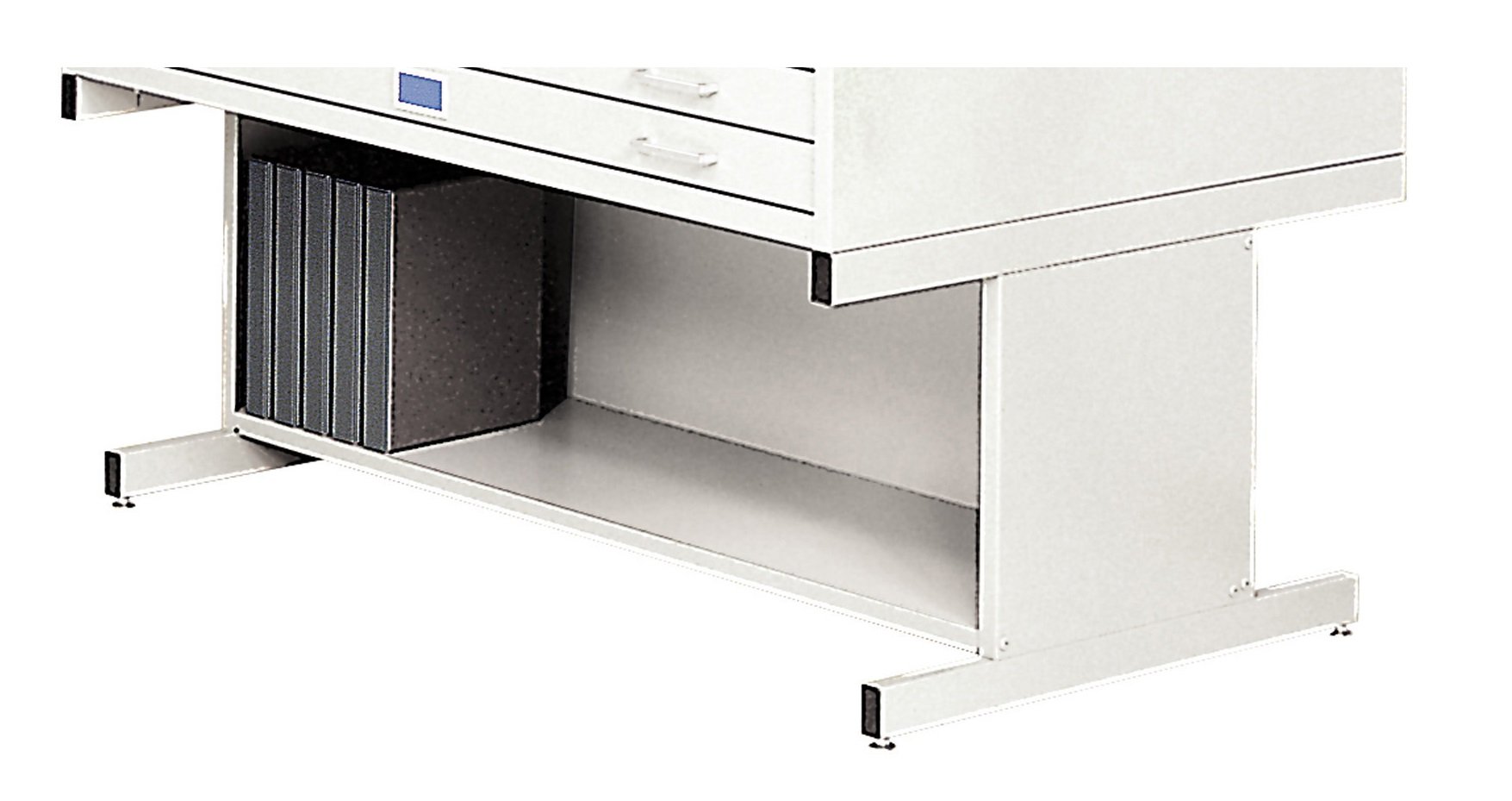 Safco Products Flat File High Base for 5-Drawer 4998WHR Flat File, Sold Separately, White