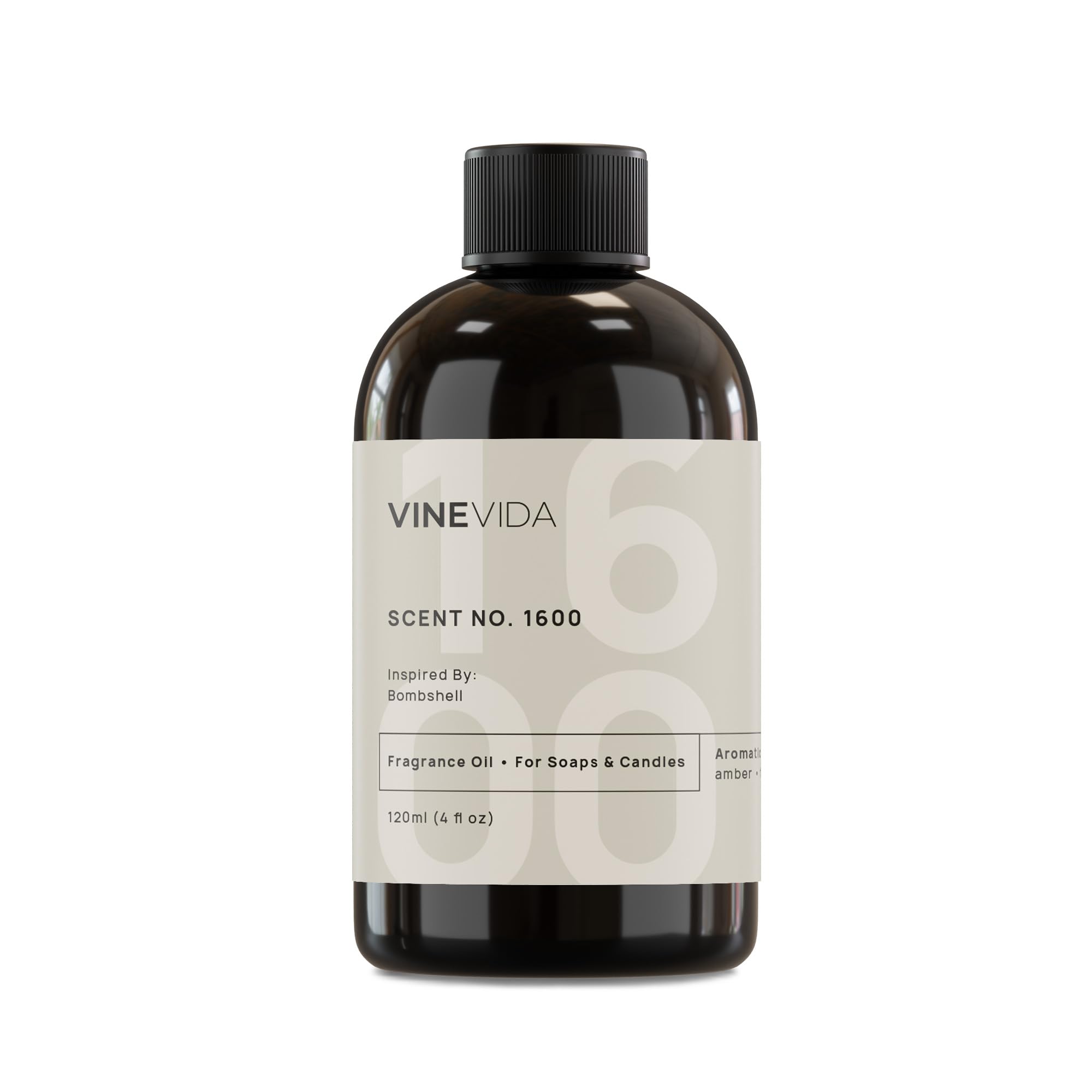 VINEVIDA [4oz] (Our Version of) Bombshell Fragrance Oil for Soap Making Scents for Candle Making, Perfume Oils, Bath Bombs, Car Freshies, Linen Spray Lotion, Laundry Dryer Balls