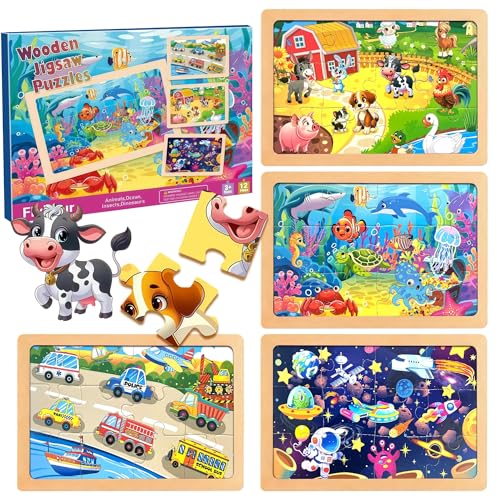Puzzle Infantil Madera Temática 3 Años miniatura 4