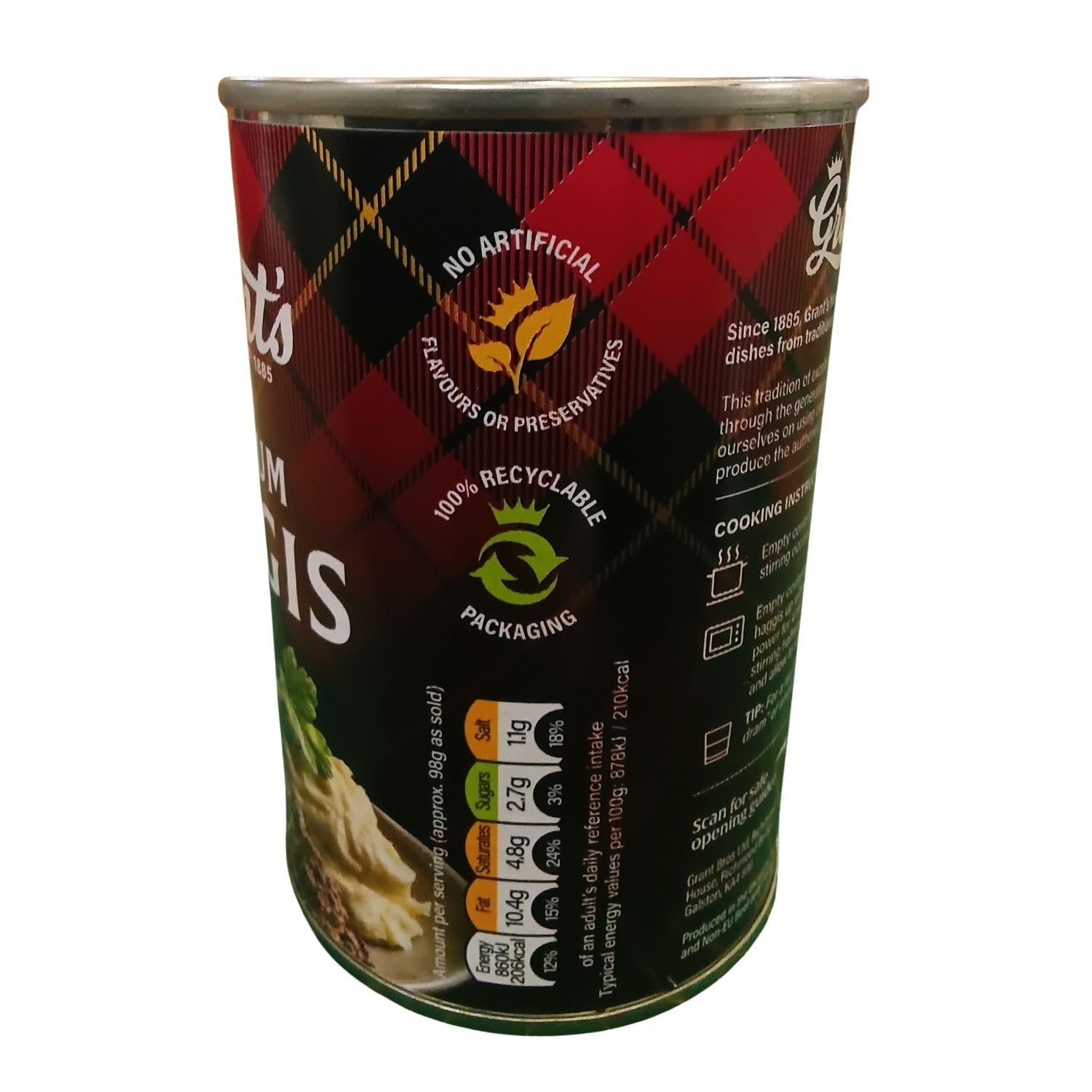 3 x Grants Haggis 392g