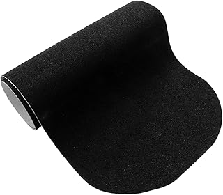 BESPORTBLE 2 Peças Folha Preta Skate Fita Adesiva Preta Fita Adesiva Preta Fita Gaffers Scooter Skate Lixa Aderência Seca Molhada Lixa Skate Lixa Abrasiva Papel De Areia Molhado E Seco