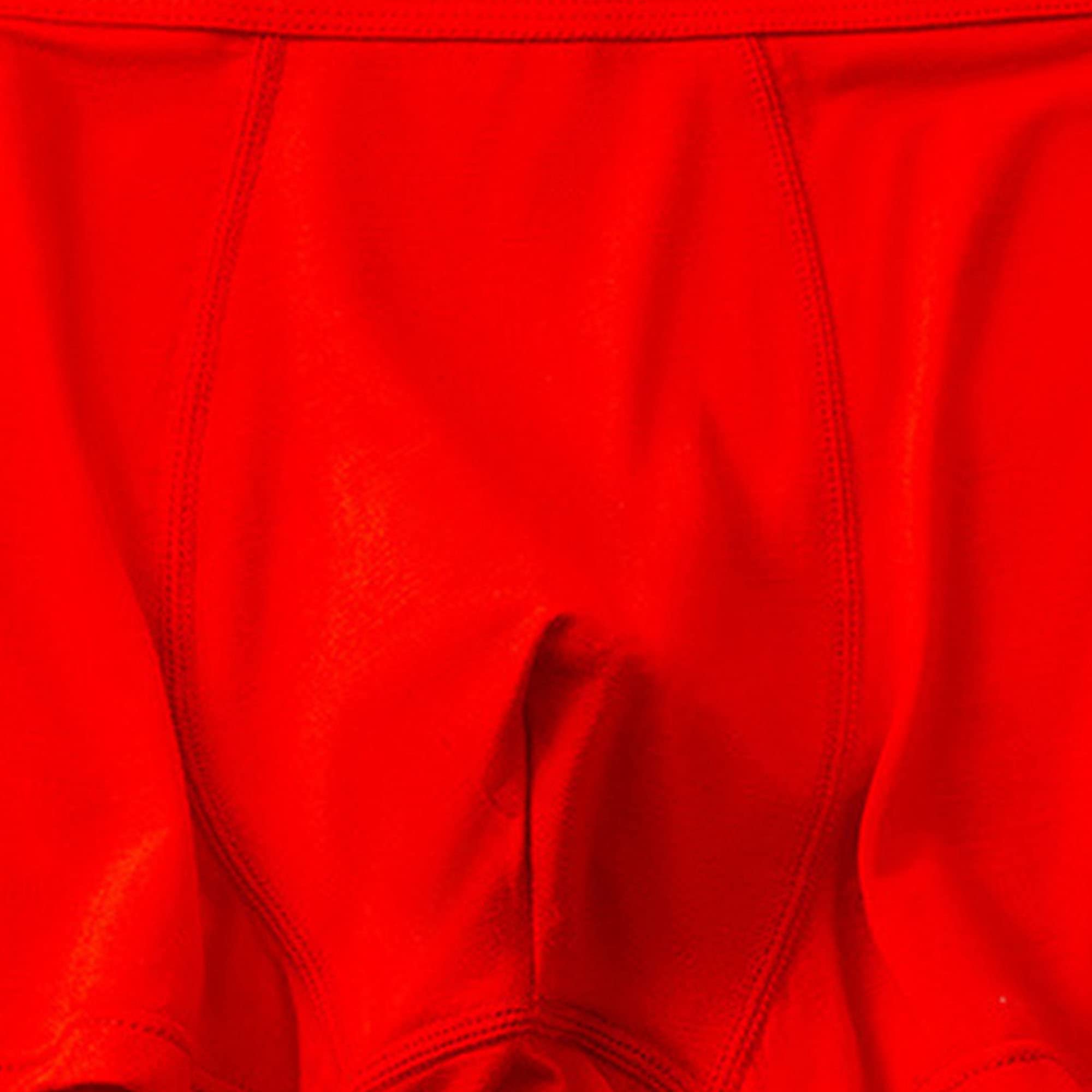 JEKE-DG Mens Soft Modal 3D Underwear Support Pouch Stretch Trunks Briefs Comfortable Band Boxer Briefs Multipac (XX-Large,Red-3pc)