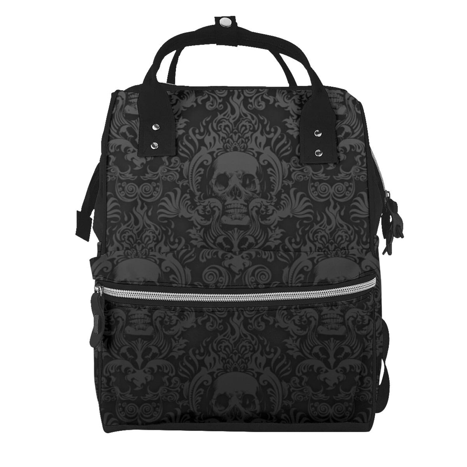 BONDIJ gothic-wallpaper printed diaper bag organizing pouches,Large Capacity Multifunction Diaper Bag Backpack