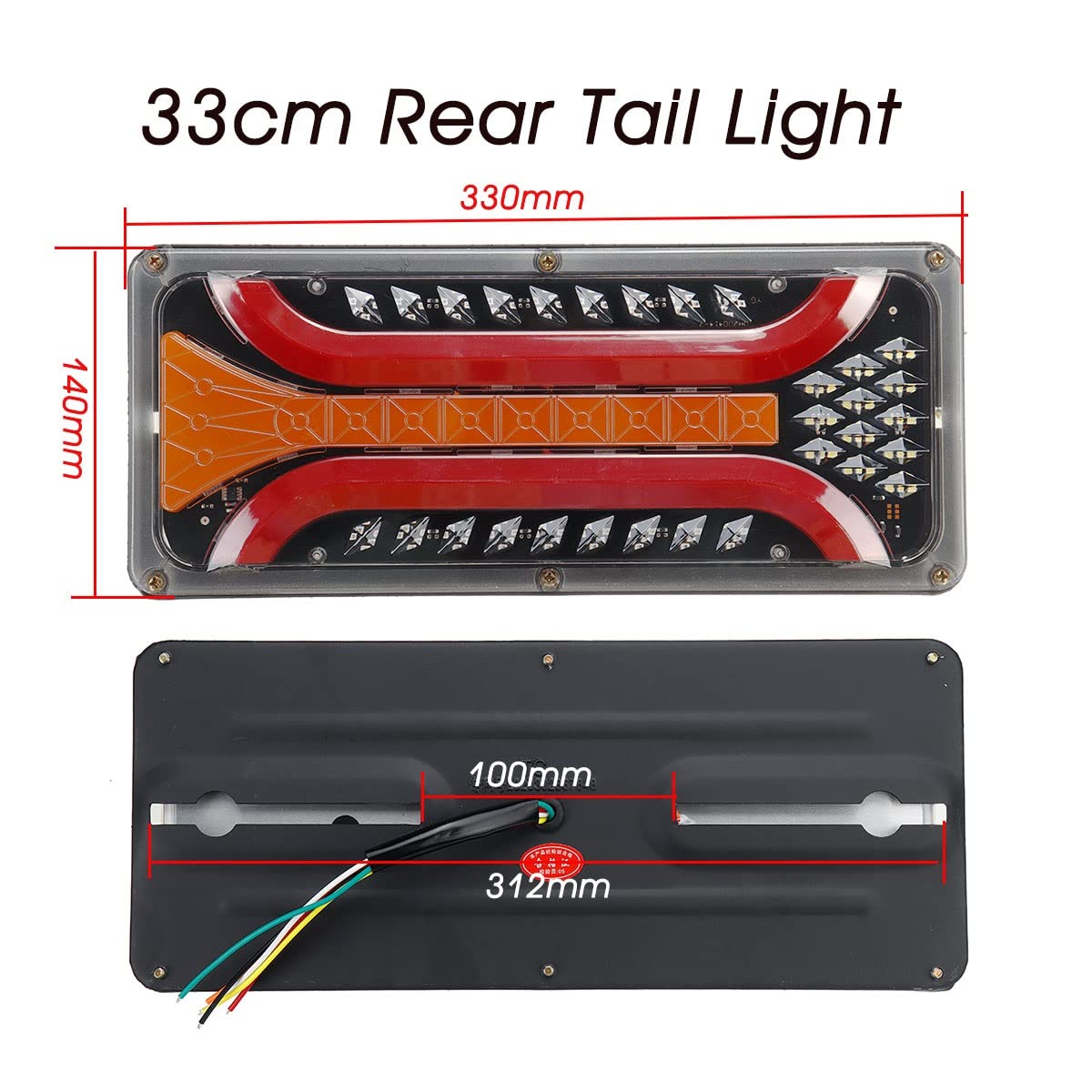 Luci Posteriori LED 24V Per Camion - 2 Pezzi Con Freno, Retromarcia E Indicatori - Foto 4