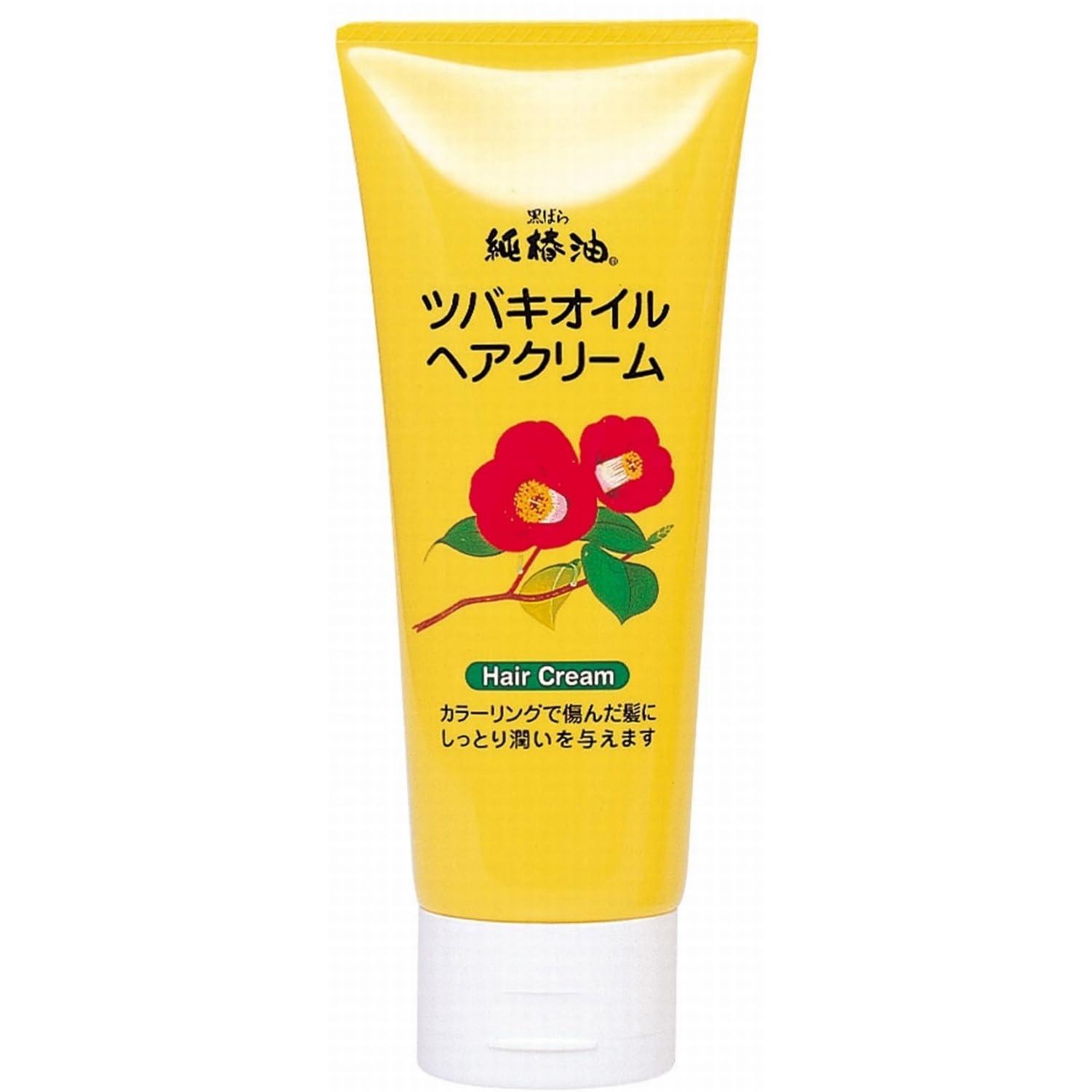 黒ばら本舗 ツバキオイル ヘアクリーム 150g ヘアスタイリング ボリュームダウン しっとりまとめる 濡れ髪 くせ毛 ツヤ 補修 ホワイトフローラルの香り