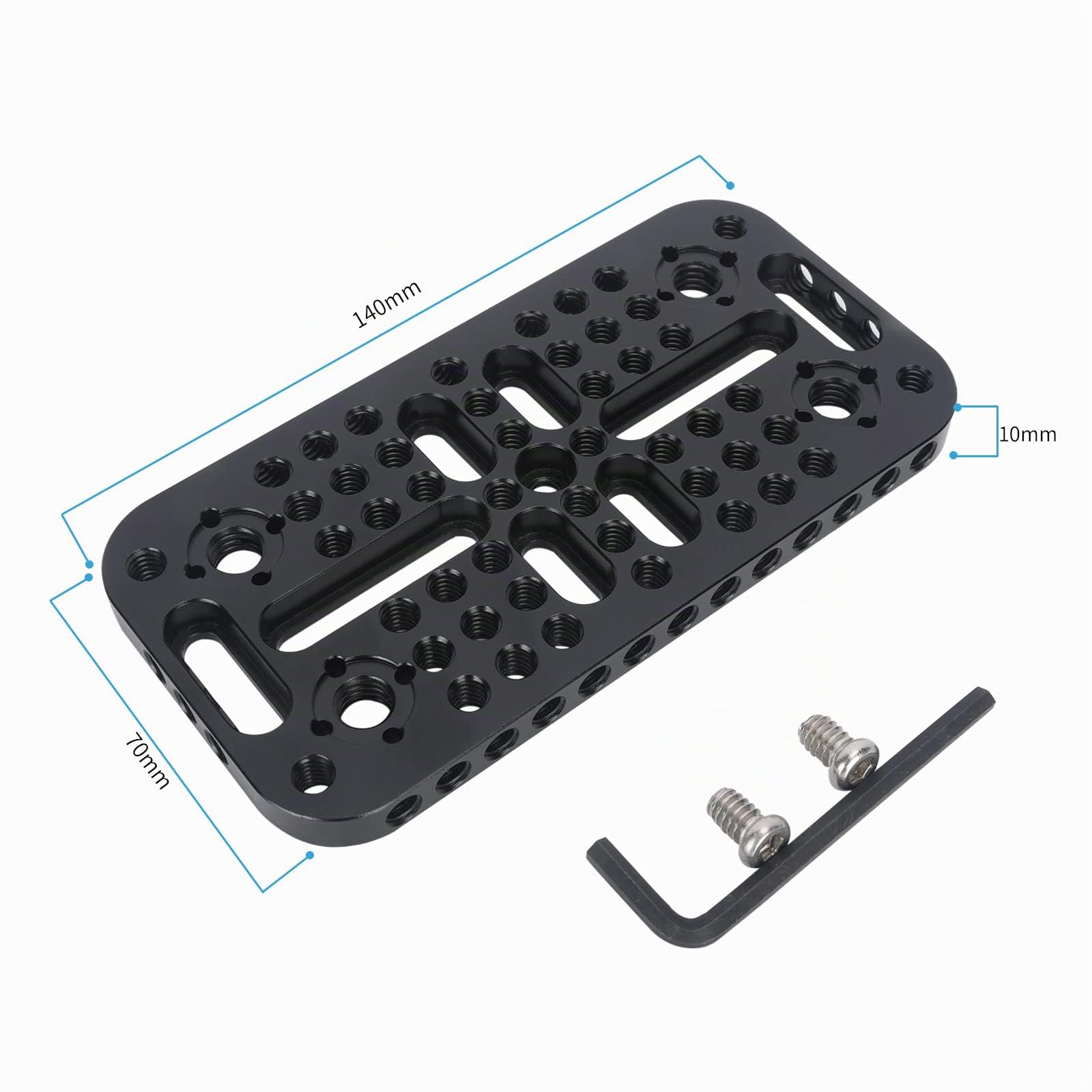 NICEYRIG Kamera Käseplatte für Ursa Mini Kamera stangenklemmen Käfige Befestigung Railblocks