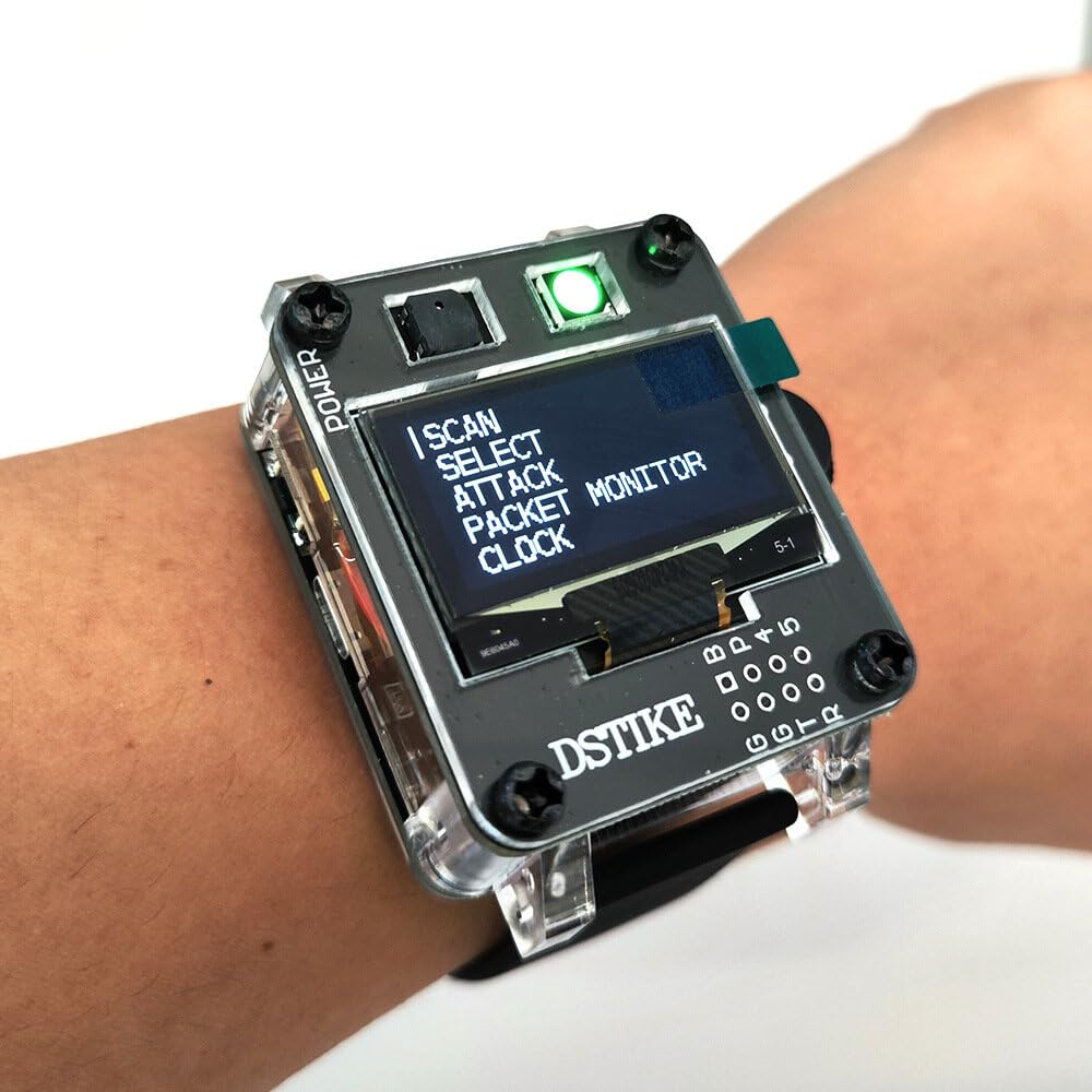 VIDOO Orologio ESP8266 WiFi Tester Batteria 500mAh Smart Watch Sviluppo Portatile 1,3 Pollici per Apprendimento Programmazione