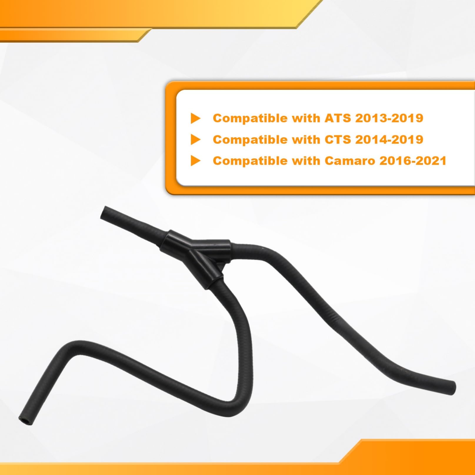 Entrada de desbordamiento de refrigerante y manguera Oulet compatible con ATS CTS Camaro 84727330 22908202 2013-2022