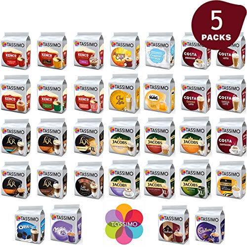Tassimo Pods - Pick Any 5 Choose from 32 Flavours