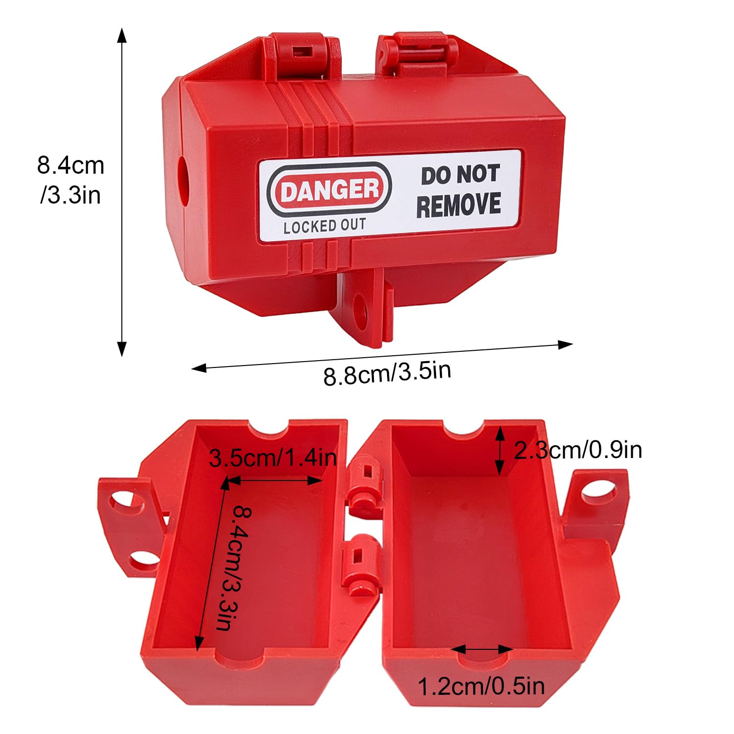 Presa Chiudibile Con Lucchetto - Blocco Sicurezza Per Spine Elettriche, Protezione Bambini - Foto 7