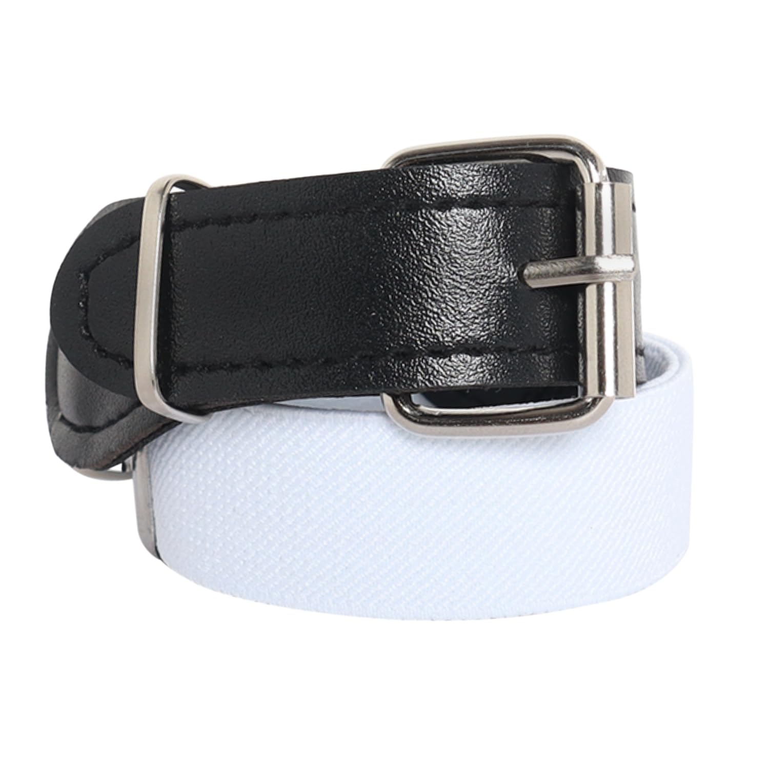 Zacharias Boy's Stretchable Belt for kids 1002_(1-4 Years) (Pack of 1) (White) - Image 5 thumbnail