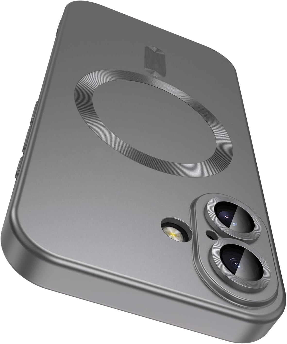 DIZORO Magnetic Case for (iPhone 17 Case) [Compatible with MagSafe][Built-in Camera Lens Protector] Slim Soft Silicone Bumper Shockproof Metallic Luster Back Cover Phone Case (Black) — Amazon image 14
