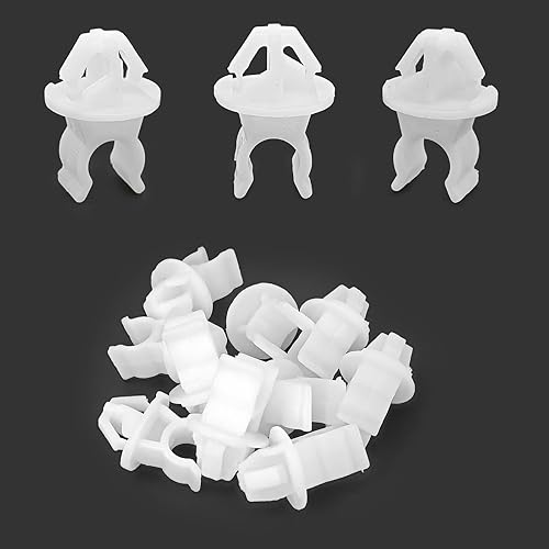 Soporte de capó 10 piezas de clip para soporte de varilla – Compatible con Honda Accord Odyssey Prelude - 91503-SS0-003