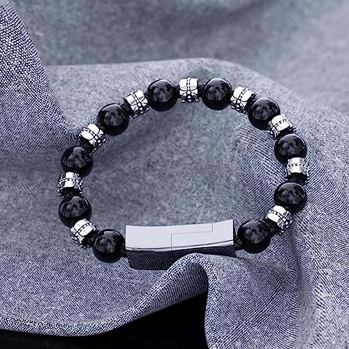 SAMERIO Lightning Bracelet Charger - 22.5 cm Portable Emergency Spare Cable with Fashion Beaded Design for iPhone and iPad - Image 2