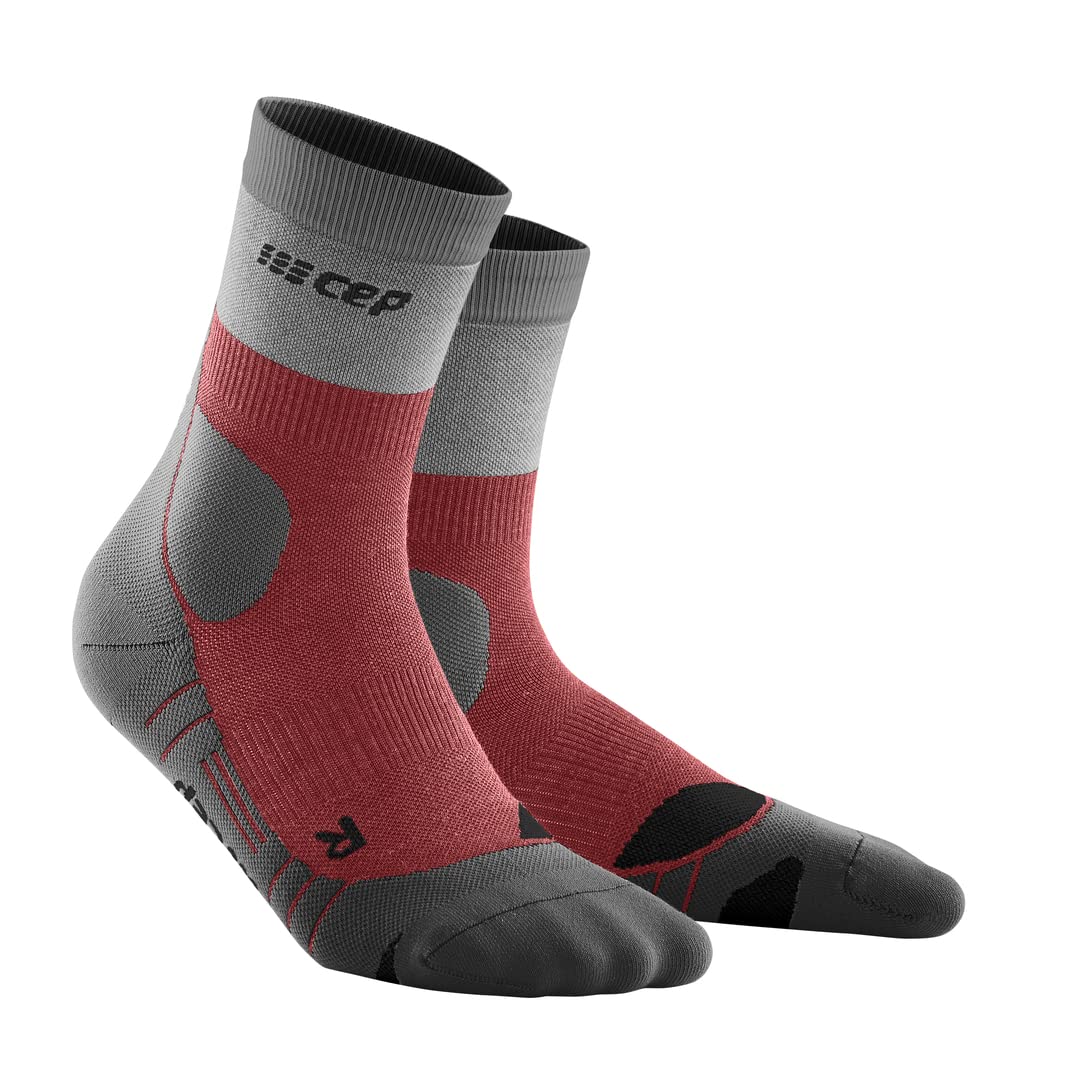 CEPCEP - HIKING LIGHT MERINO LOW-CUT REDESIGN SOCKS for men | Merino wool hiking socks with compression
