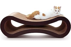 Infinity Shape Cat Scratcher Cardboard