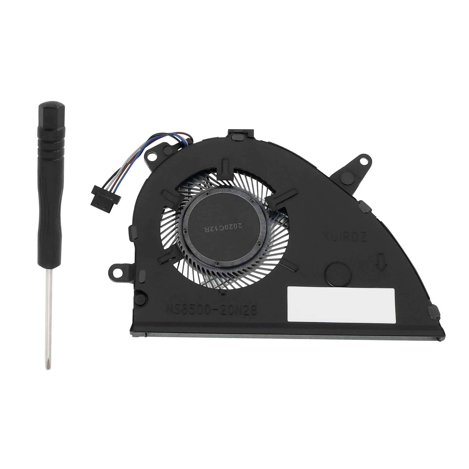 ECSiNG 1Pc 4-Pin CPU Cooling Fan Parte di Ricambio L25584-001 NS85B00-17K24 Compatibile con HP Pavilion 15-CS 15-CW Series Laptop