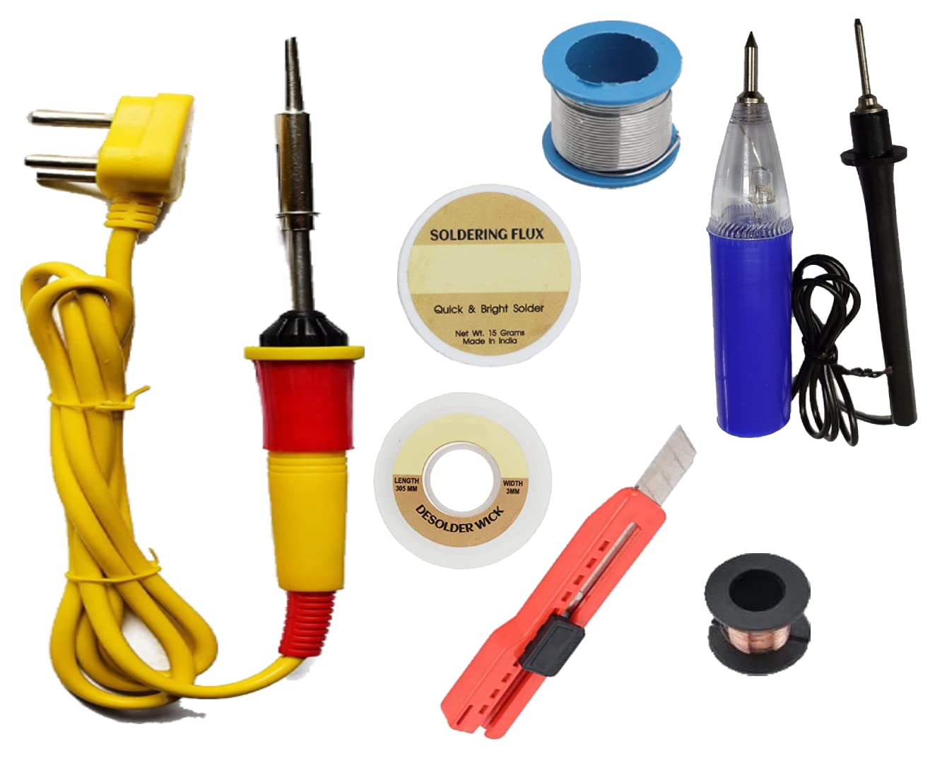 Aldeco Soldering Iron Kit, Full Set 25W 110V Soldering Welding Iron Kit With different combinations (7 in 1 Kit) (B0C411JKRZ) Amazon Price History, Amazon Price Tracker