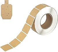 Vista 1 de Target Pasters - Calcomanías autoadhesivas de tiro de 0.87 pulgadas, parches de reparación de objetivos de cartón, ideales para prácticas USPSA/IPSC