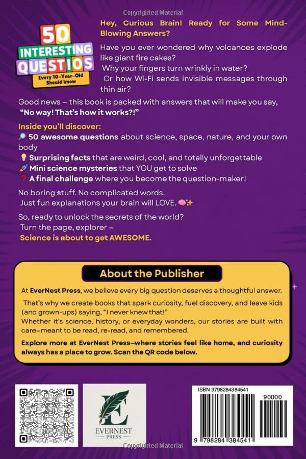50 Interesting Questions Every 10-Year-Old Should Know: Incredible Facts and General Knowledge Gems to Inspire Next-Gen Boys and Girls (The Wonder Quest Collection) - Image 2