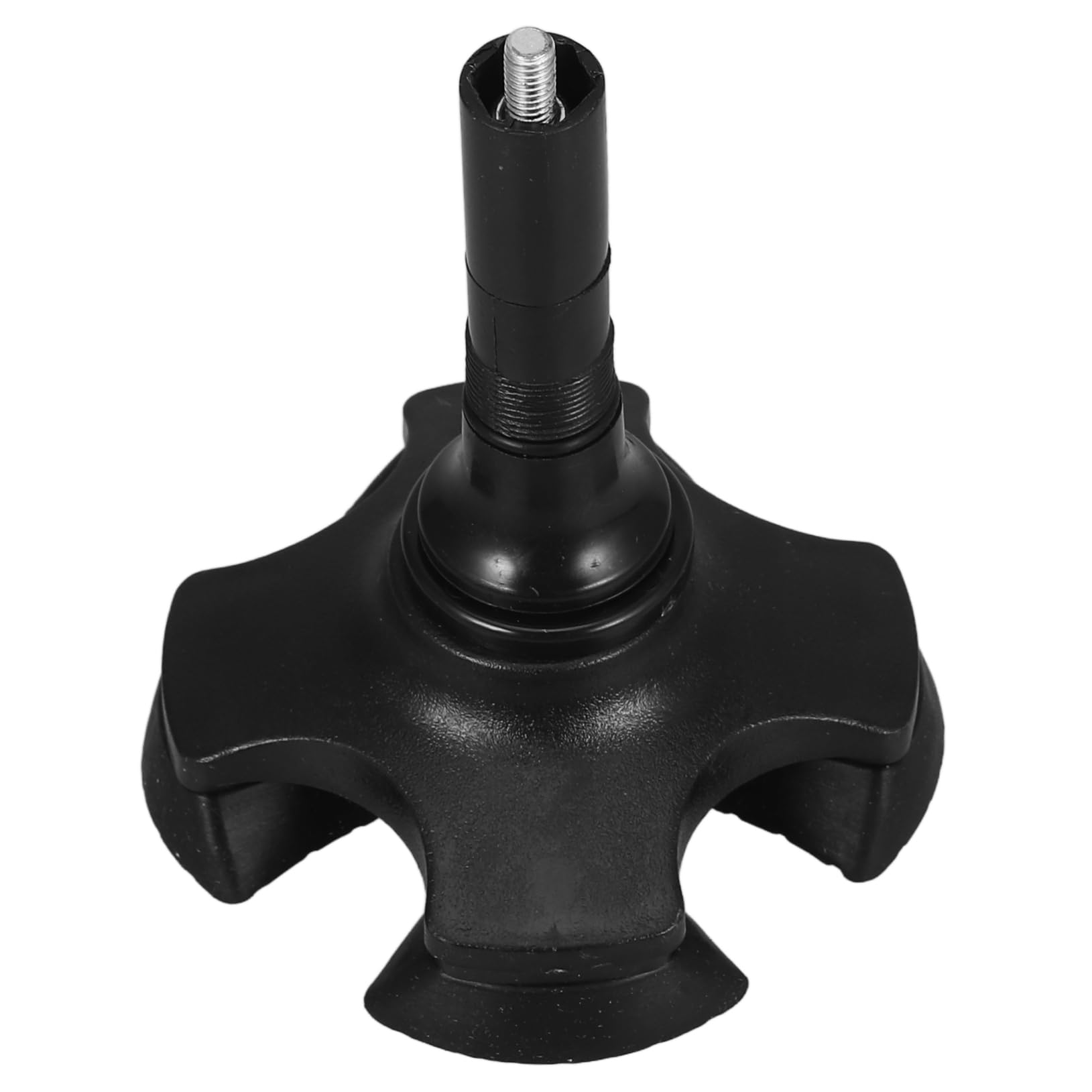 TOVINANNA Crutch Pads Foot Pad Cane Tip Crutch Accessories Stable Tips for Walking Sticks Crutches Accessories Thickened Pole Tip Covers Walking Stick Tips Crutch Tips Black Plastic