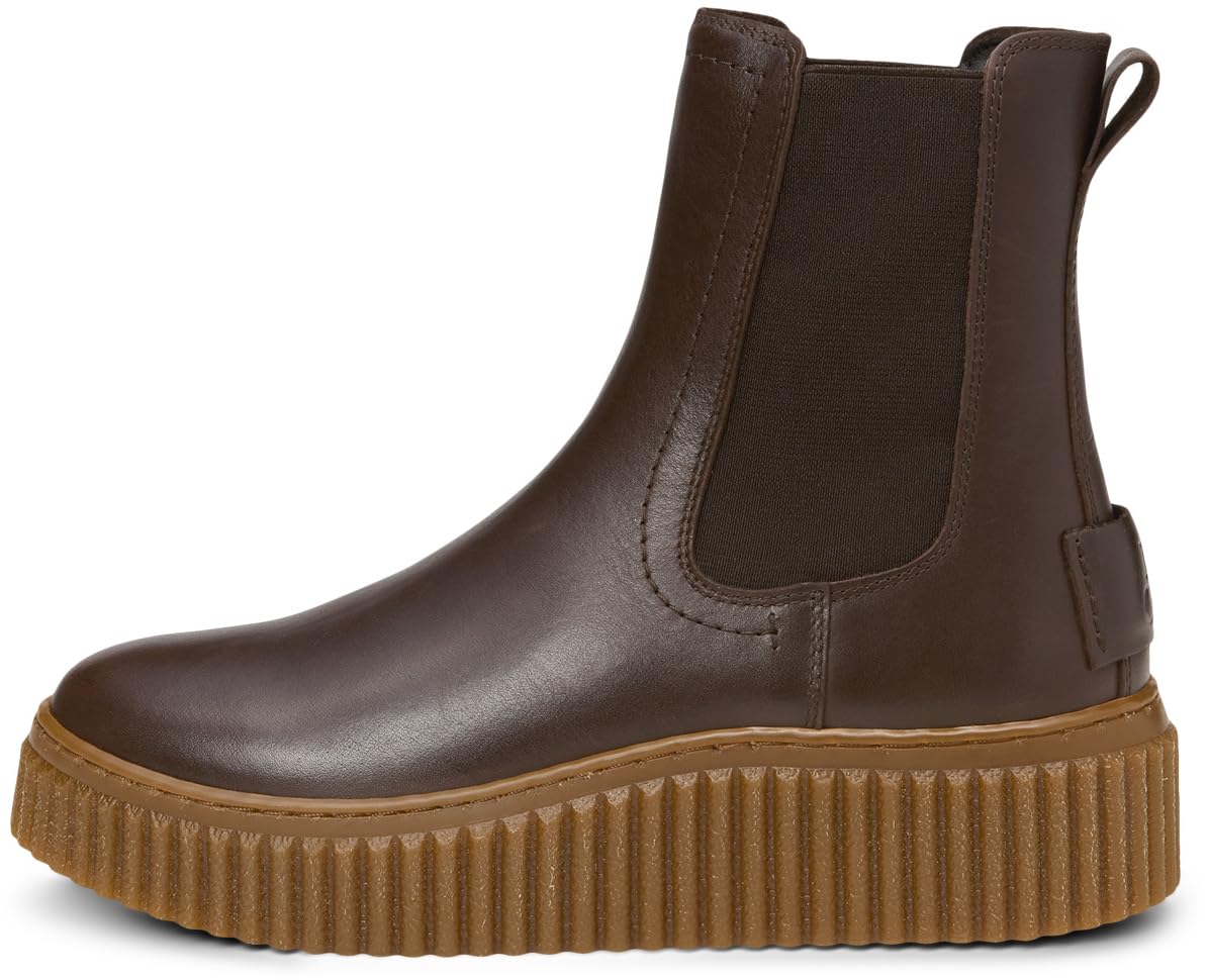 Marc OߴPolo Damen Chelsea Boots aus Leder mit Plateausohle