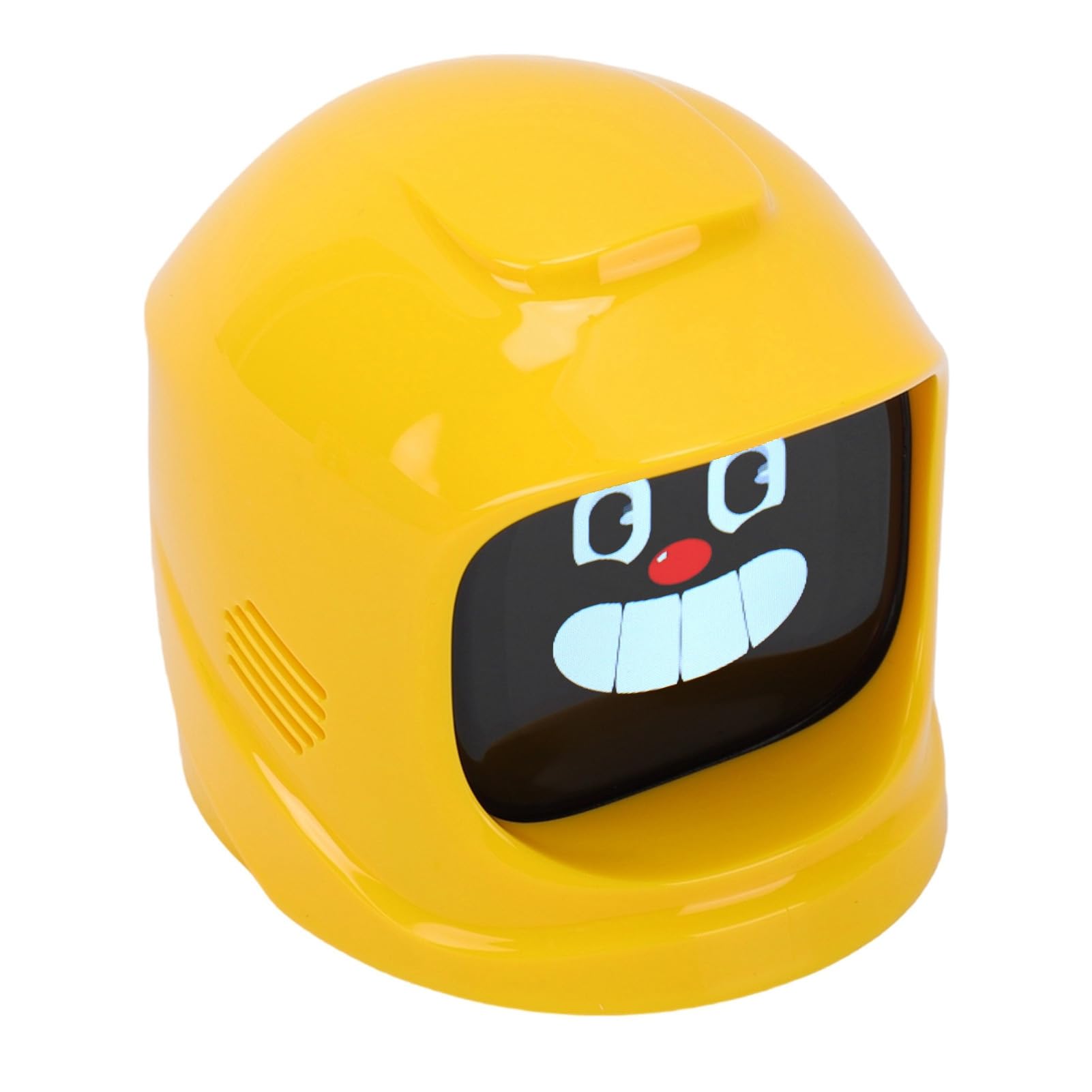 SIXRUN Cruscotto Robot per Auto ABS IPS Emotional Companion Display da 1,83 Pollici 52 Espressioni Batteria da 10 Ore Base Magnetica per Conducenti Pendolari della Console Centrale (YELLOW)