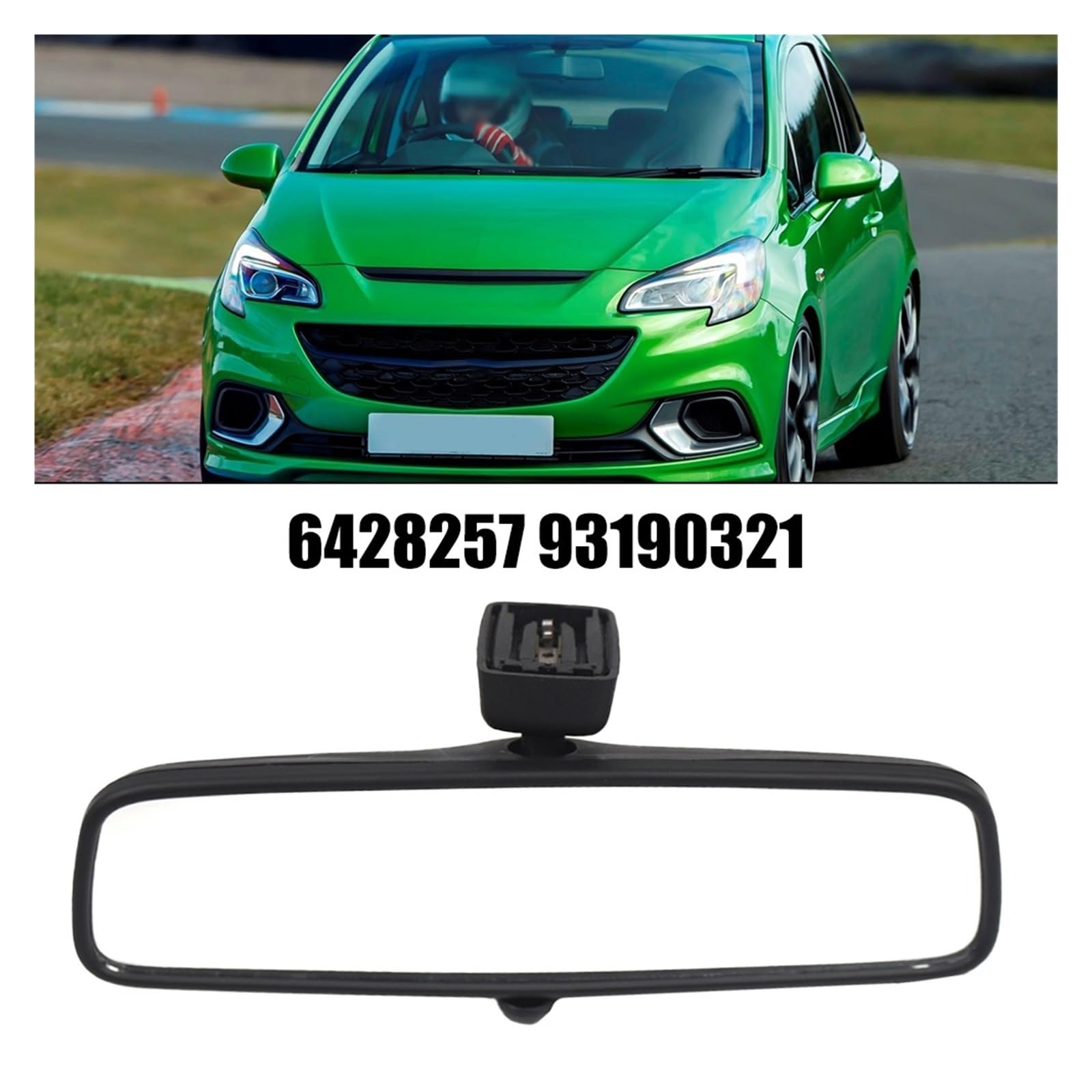 Rétroviseur intérieur auto Pour Vauxhall Pour Opel 6428257 93190321 Pour Astra Pour Corsa 2002 2018 Rétroviseur Universel Rétroviseurs intérieurs