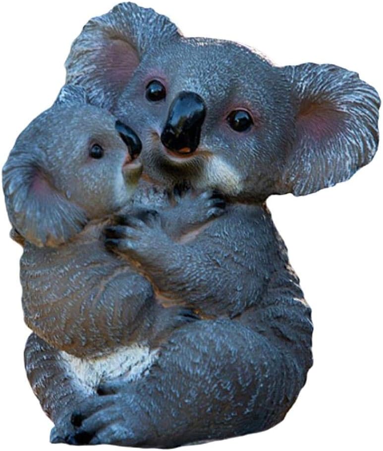 Koala Garden Statue Ornament Sculpture for Outdoor Home Garden - Mom with Baby Mom With Baby