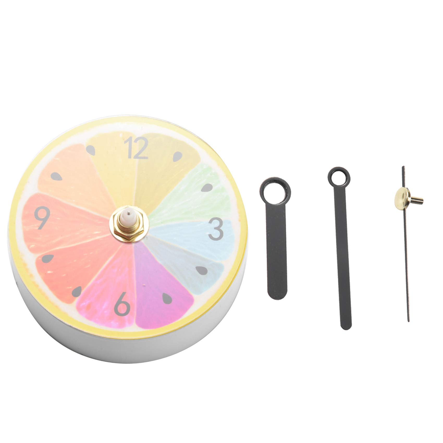 PRATYAHARA Lemon Pattern Kitchen Refrigerator Fridge Magnet Portable Wall Clock Arabic Numeral Magmatic Clock Home Decoration