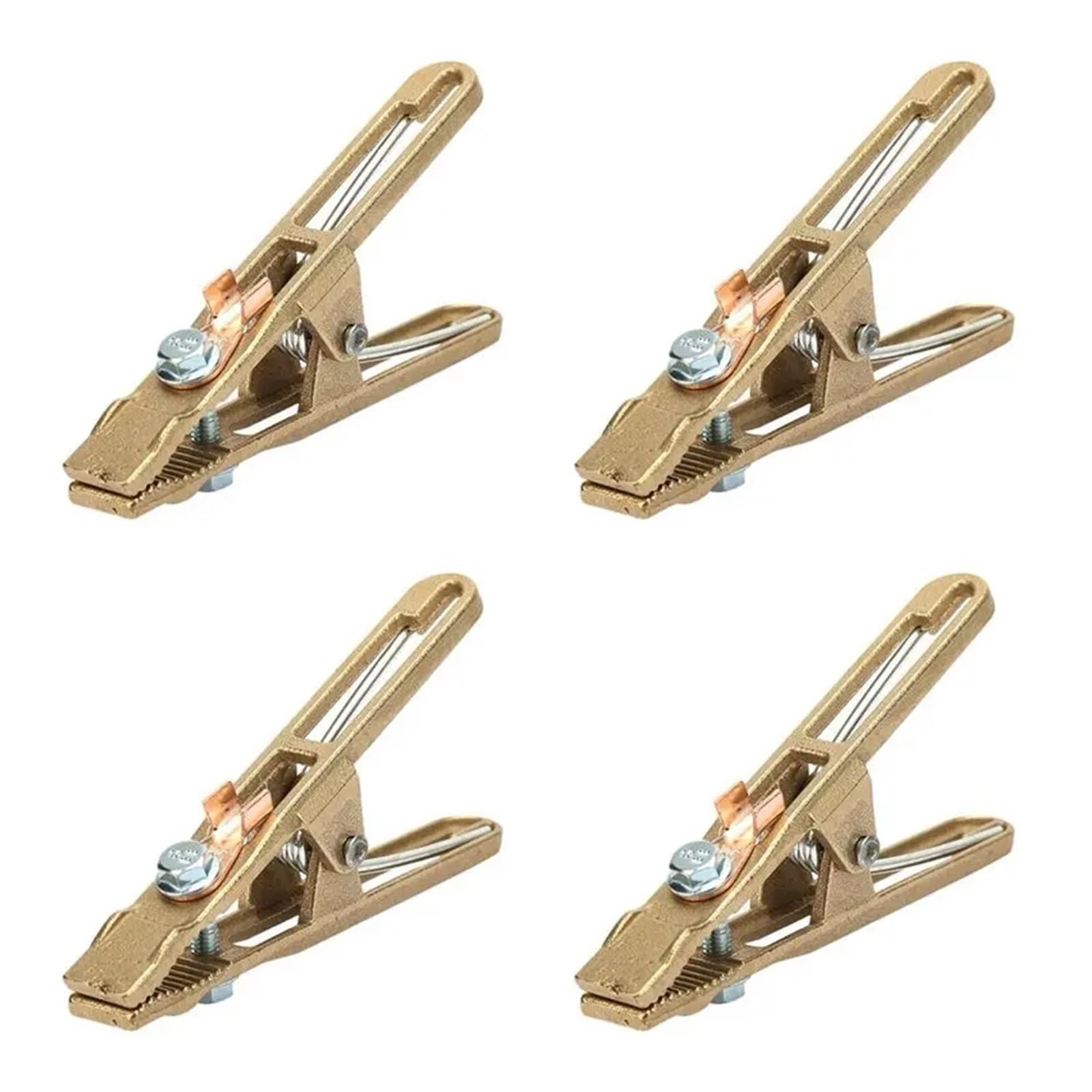 Pinza Soldadura 4PCS Máquina Abrazadera de puesta a tierra Soldadura Latón 260A
