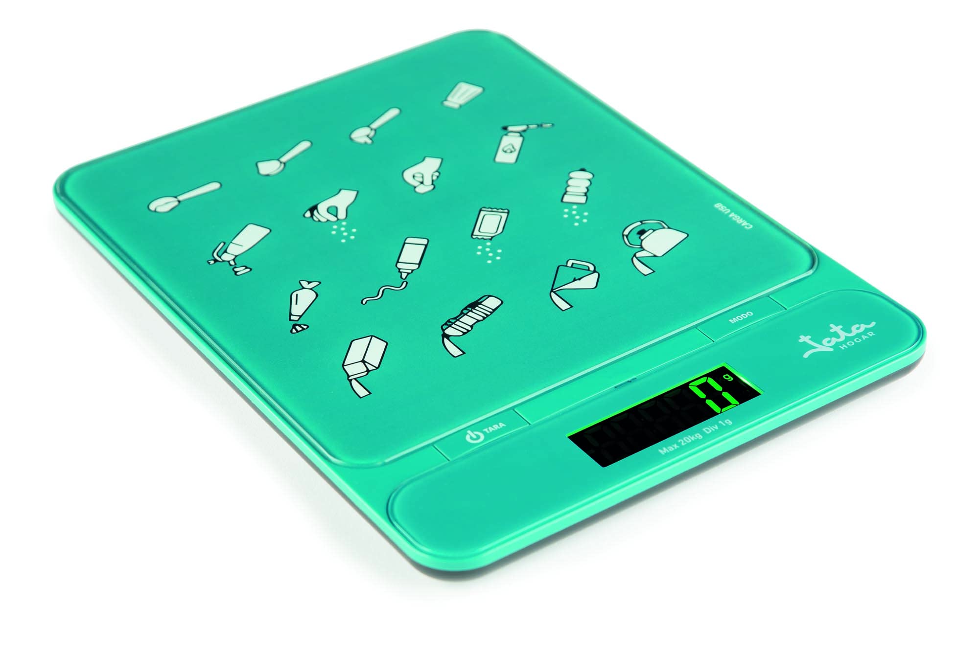 Balanza Cocina Báscula Digital Jata 719 Hasta 15kg, Precisión 1g - Main Image