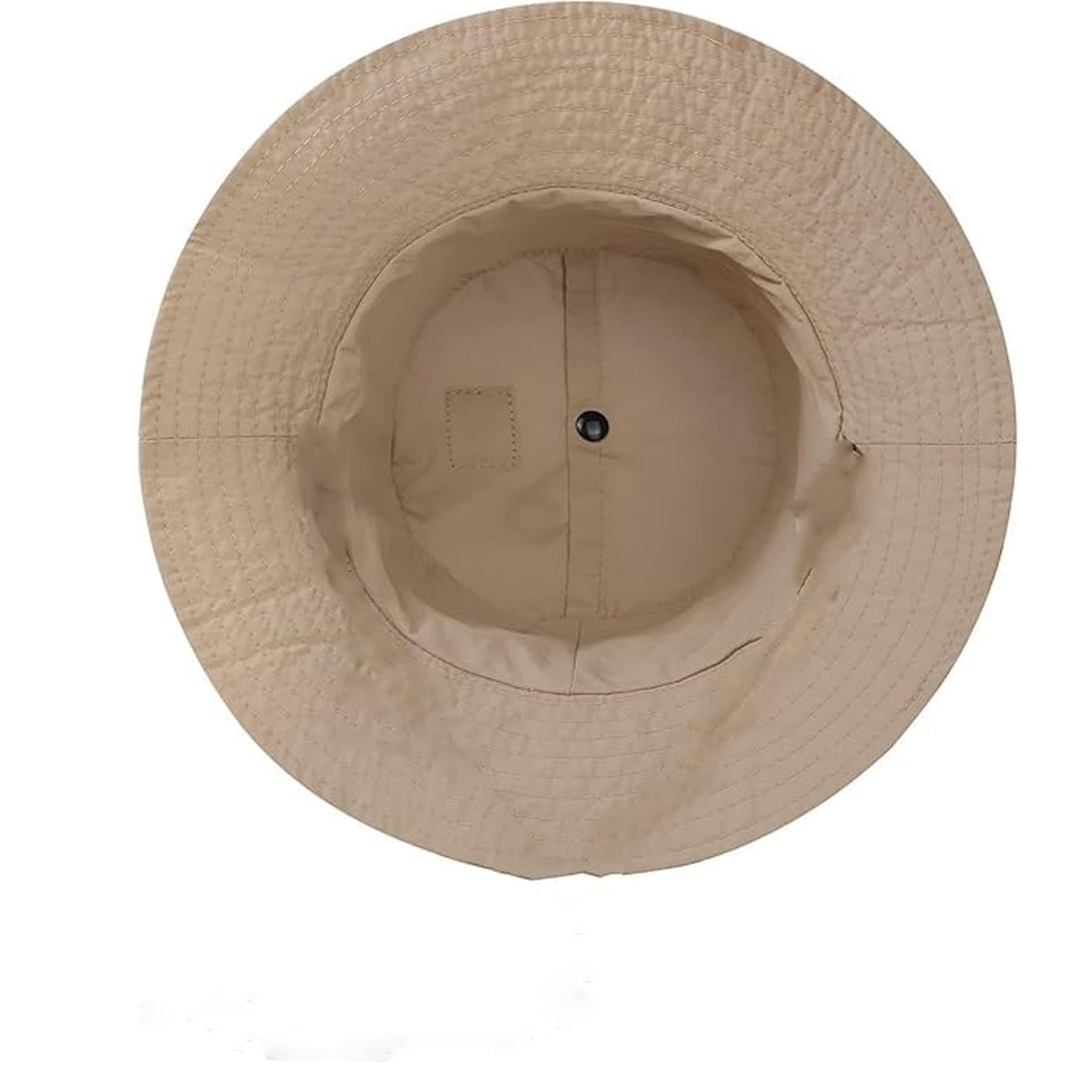 Handcuffs Sun Hat for Men & Women - Foldable Bucket Cap | Quick-Dry, Waterproof & Lightweight with Portable Pouch Beige 1