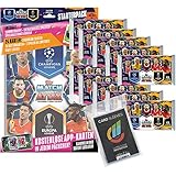 Ein Starter enthält Sammelmappe, Sammlermagazin, Spielfeld, 26 Karten+ 1 limitierteKarte in Gold Zusätzlich enthalten:10 Booster je 6 zufälligen Karten