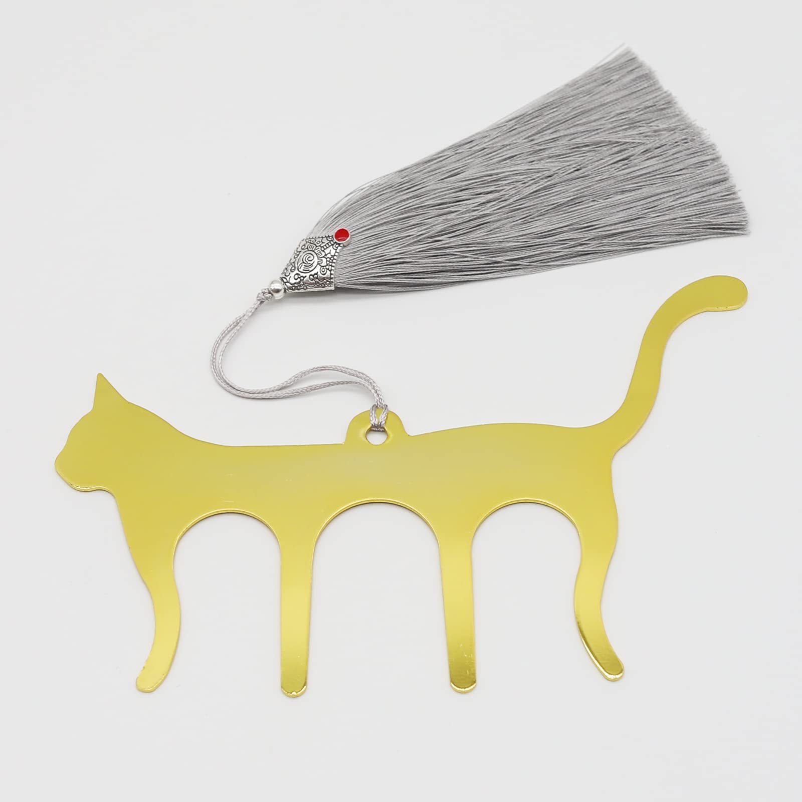 Q QINGGEMetal Music Book Clips Sheet Music Holder Clip Sheet Music Page Holder Clips for Sheet Music Stands, Cute Cat Shaped Metal Music Bookmark for Piano, Book, Keyboard Reading Recipe Holder