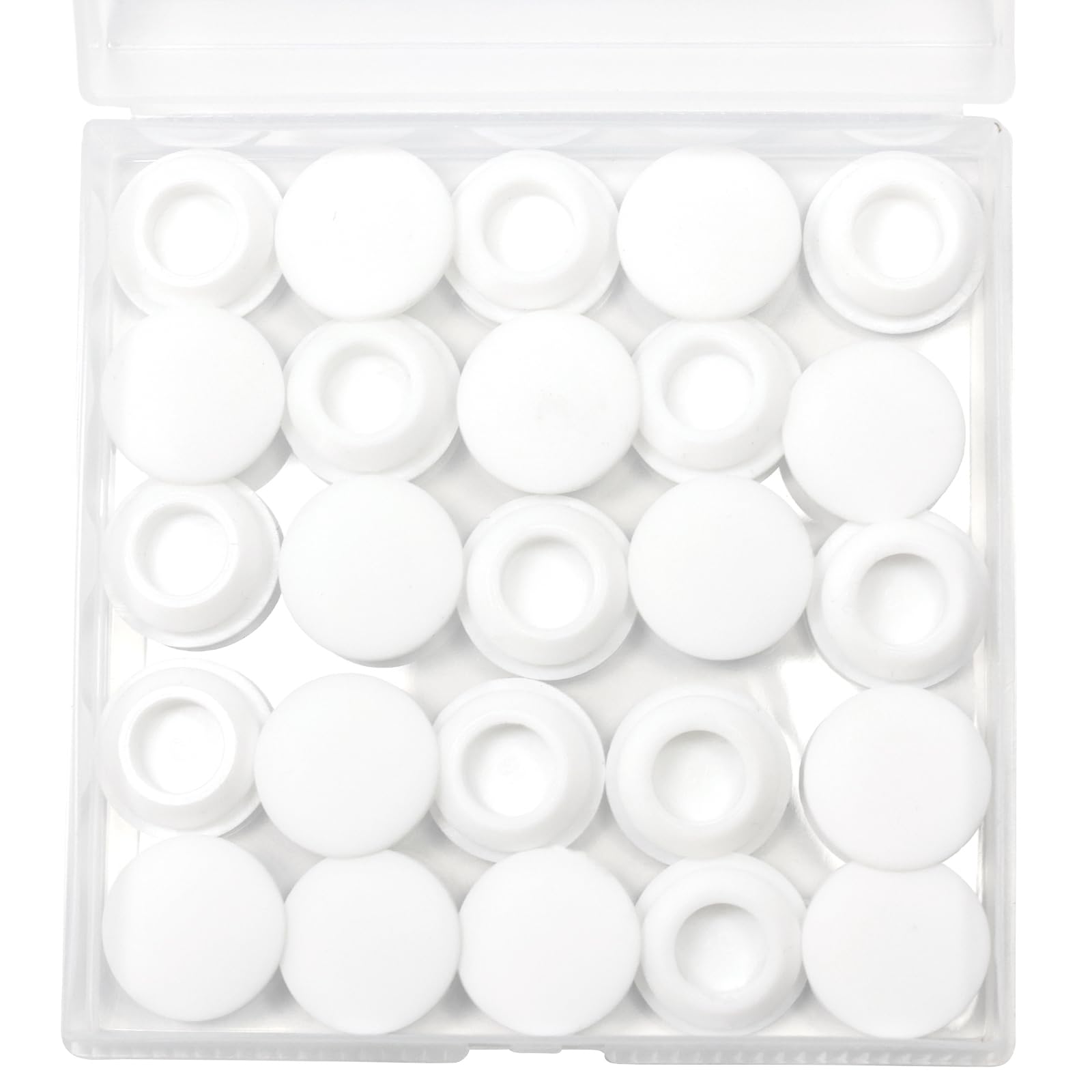 25 Pcs 13 mm Silicone Rubber Plugs for 12-13 mm (7/16"-1/2") Round Holes