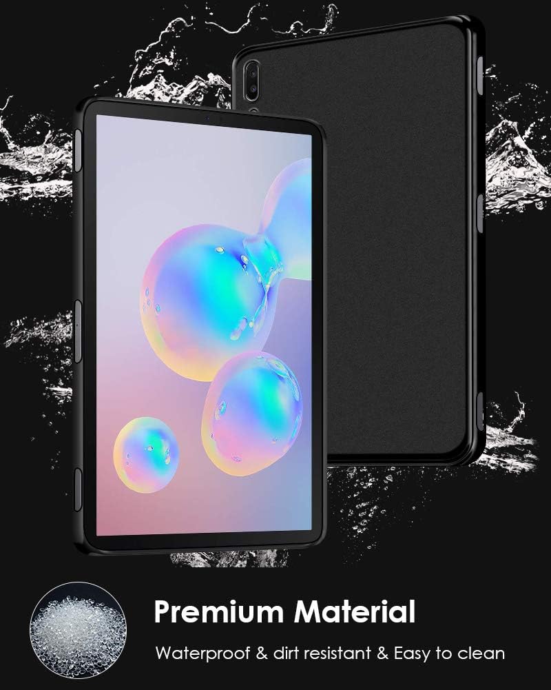 TopACE برای Samsung Galaxy Tab S6 10.5 2019 Case، Ultra Thin Soft TPU Case Cover Cover Samsung Galaxy Tab S6 10.5 SM-T860 (پاک کردن)