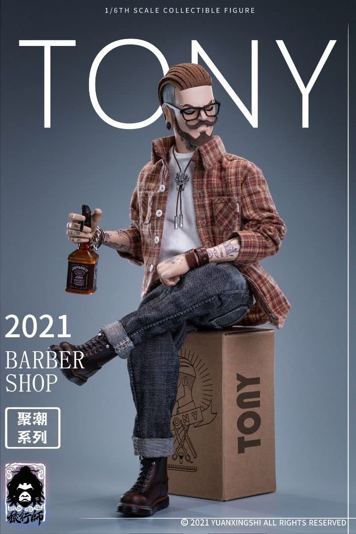 Amazon.co.jp: jc001 Barber Tony 理容師 トニー 1/6 フィギュア 検