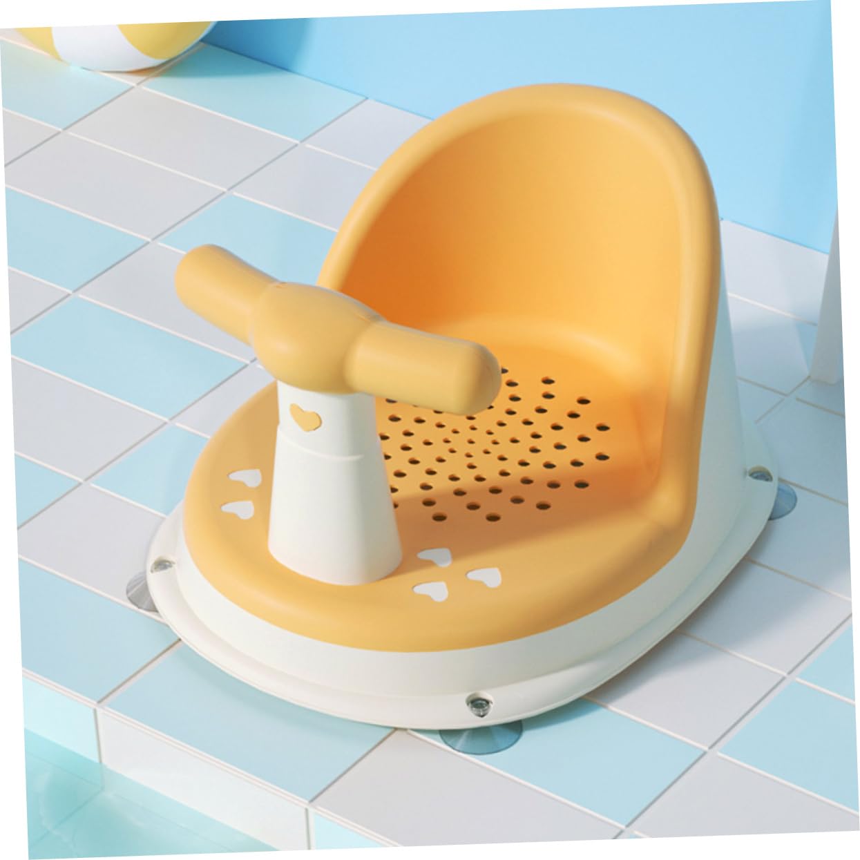 Siège de Bain Garçon Fille Mois Siège de Douche Tout-petit Ans Support de Bain Portable Nourrisson Garçon Fille