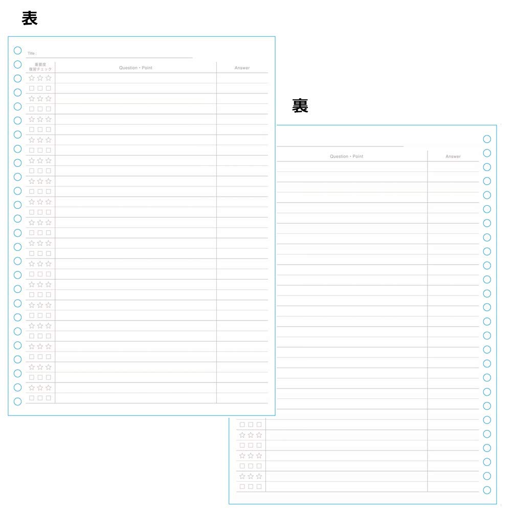 Amazon | 学研ステイフル STUDY STATIONERY ルーズリーフ B5 2種 誤答