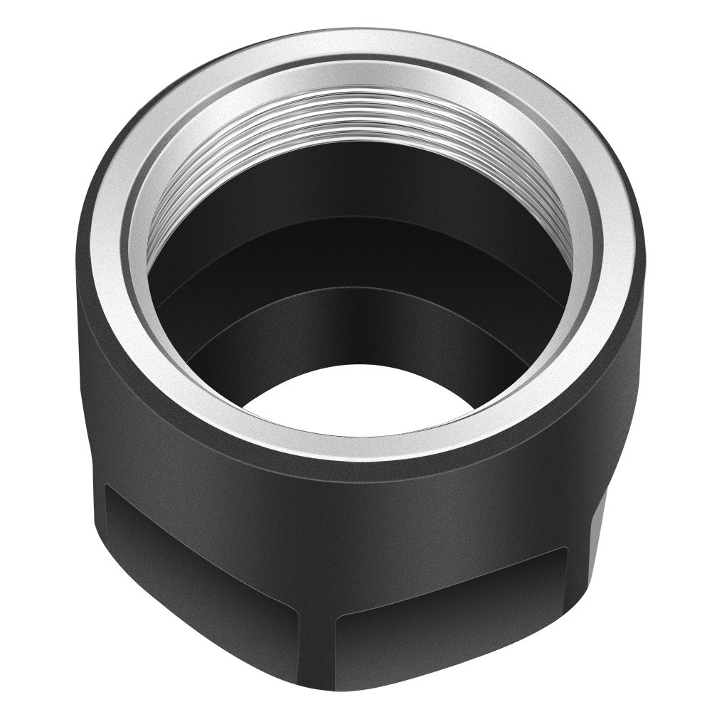 TOP-VIGOR ER16-A (M22) Spantangklem zeskantmoer, M22 x 1,5 mm draad, 13 mm boring, precisie geslepen gegoten stalen spantang en moer set voor
