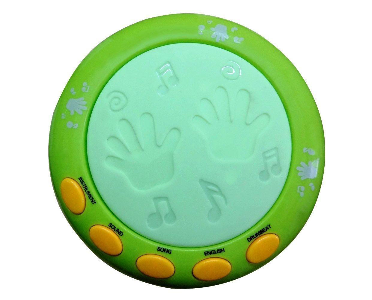 TIUDTOY Music Flash Battery Operated Drum Rotating Lamp Light with Musical Instrument Sounds Toy for Kid 1