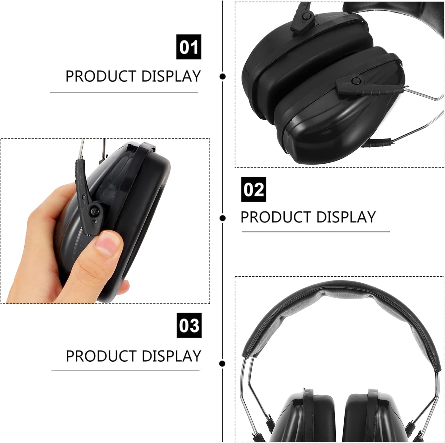 Outanaya Noise Reduction Earmuffs for Studying Sleeping and Vacation Comfortable Ear Protection for Safe