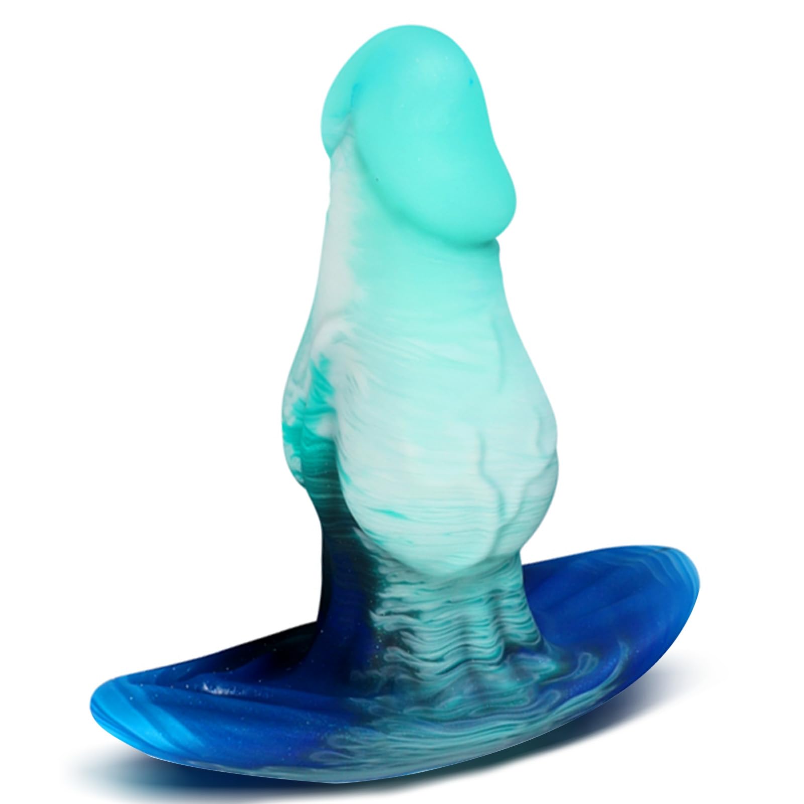 Anal Plug Realistic Dildo with Tapered Knot Wearable Butt Plug Silicone Anal Dilator Trainer Fantasy Prostate Massager G-spot