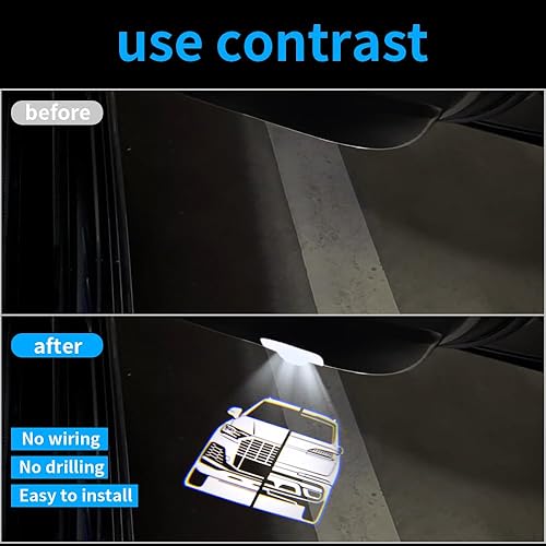 Miniatura 3 de uunonaha Luces de logotipo de alta definición para puerta de automóvil, proyector LED, luz de sombra de puerta, luz de bienvenida, emblema láser,