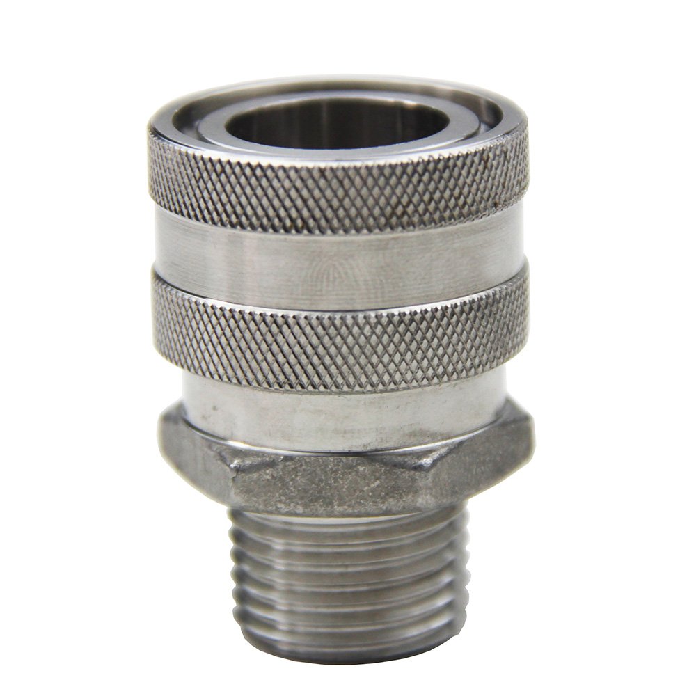 Mangobuy Women's 304 Stainless Steel Quick Disconnect Set Home Brew Fitting Connector Homebrewing (Qd 1/2 Npt)